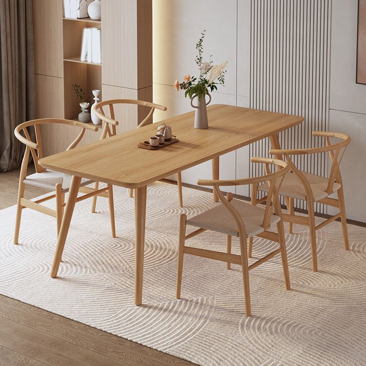 Solid Wood Furniture with Chairs 1/2/3/5 Pcs Modern Dinette Set for Home Use Clearhalo 'Dining Room Sets' 'Dining Tables & Seating' 'dining_room_set' 'furn' 'furn_dining_room_set' 'Furniture' 'Kitchen & Dining Furniture' 1200x1200_f5fcf704-3c95-4590-820a-9505110fac5a
