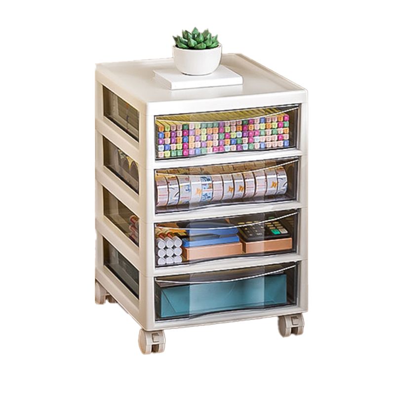 Modern Plastic File Cabinet Storage Drawers Filing Cabinet for Office