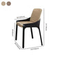 Contemporary Metal Dining Arm Chair Faux Leather Dining Chairs for Home Use Clearhalo ' kitchen&dining_furn' 'Dining Chairs' 'Dining Tables & Seating' 'dining_chair' 'furn' 'furn_dining_chair' 'Furniture' 'furniture_dining_chair' 'Kitchen & Dining Furniture' 'kitchen' 1200x1200_f5fd8524-b0c3-44d6-9fdf-c8e9abee4073