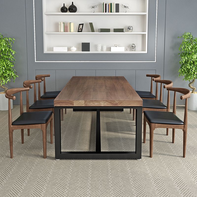 Industrial 29.53 "Escritorio de escritura de alto escritorio de madera Rectangular de la oficina