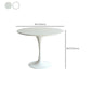 White Modern Round Stone Tabletop Dining Table with Tulip Base Clearhalo 'Dining Tables & Seating' 'Dining Tables' 'dining_table' 'furn' 'furn_dining_table' 'Furniture' 'Kitchen & Dining Furniture' 1200x1200_f6012d87-1ab8-490a-a461-56cf3fd980b1