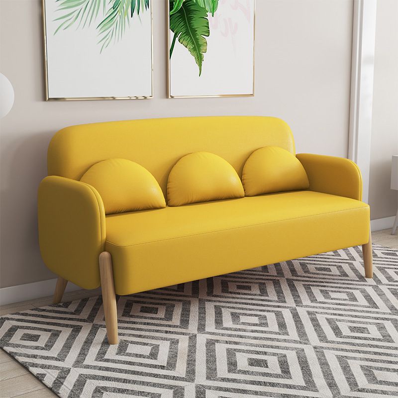 Ultra-Modern 3-seater Sofa with Square Arm for Bonus Room 68' Wide 80' High Clearhalo 'furn' 'furn_sofas' 'Furniture' 'furniture_sofas' 'kitchen' 'kitchen_sofas' 'Living Room Furniture' 'Sofa' 'sofas' 1200x1200_f6013df0-6987-4ebb-973d-92482d8cf04e