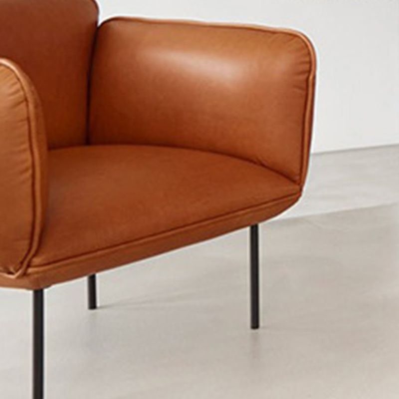 1/2-Seater Modern Minimalist Sofa Square Arm Loveseat - 30.7" D Clearhalo 'furn' 'furn_sofas' 'Furniture' 'Living Room Furniture' 'Sofa' 'sofas' 1200x1200_f60534b8-e767-4567-a2b0-ab43cace5563