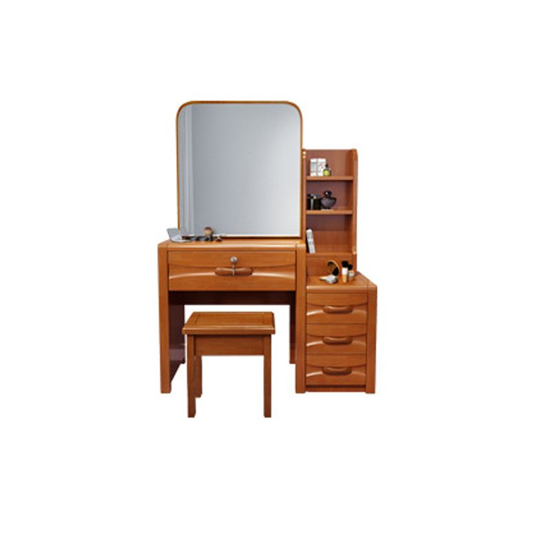 Traditioneller Stil 17.71 "Weitmaser Holz -Waschtisch mit Schubladen