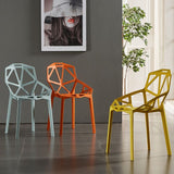 Modern Chairs Dining Arm Chairs with Plastic Legs for Kitchen Clearhalo ' kitchen&dining_furn' 'Dining Chairs' 'Dining Tables & Seating' 'dining_chair' 'Furniture' 'furniture_dining_chair' 'Kitchen & Dining Furniture' 'kitchen' 1200x1200_f608b41e-6e85-4725-983c-f23bed3b1be0