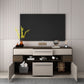 Moderna console TV multimediale Console porta TV in legno con 6 cassetti