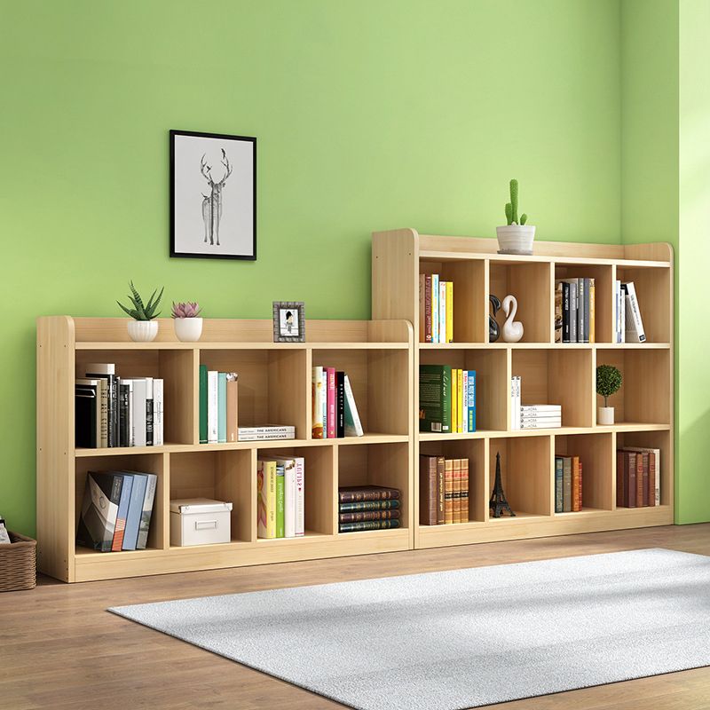 Solid Wood Bookshelf Contemporary Style Natural Bookcase for Study Room Office Clearhalo 'Bookcases' 'furn' 'furn_bookcases' 'Furniture' 'Office Furniture' 1200x1200_f60d2af6-c50e-48bc-a7d2-22ad8343d3a3