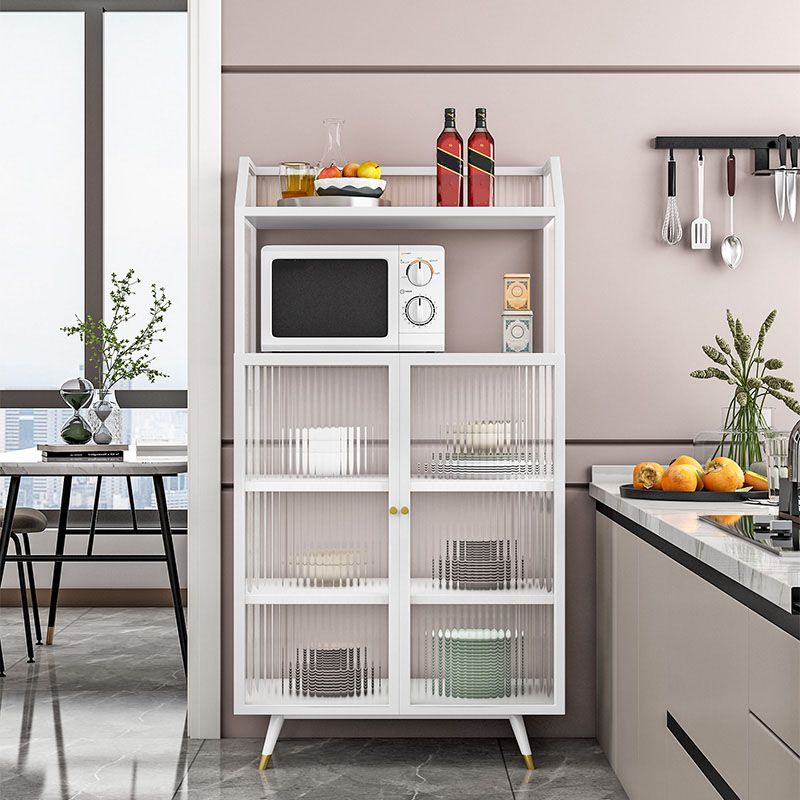 Server contemporaneo porte in metallo server da pranzo con porte per soggiorno