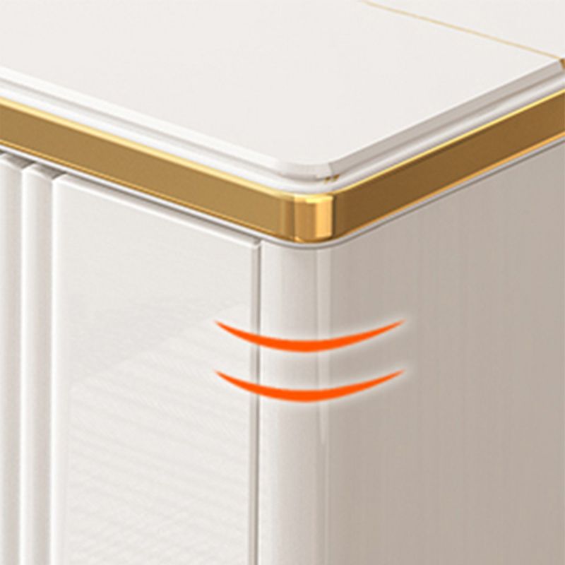 Glam Chest Bedroom Stone 16" Wide Storage Chest in White with Drawers Clearhalo 'Bedroom Furniture' 'Dressers & Chests' 'dressers_chests' 'furn' 'furn_dressers_chests' 'Furniture' 1200x1200_f60f2ae3-3e15-4fd1-9ca4-08795c5e5ef0