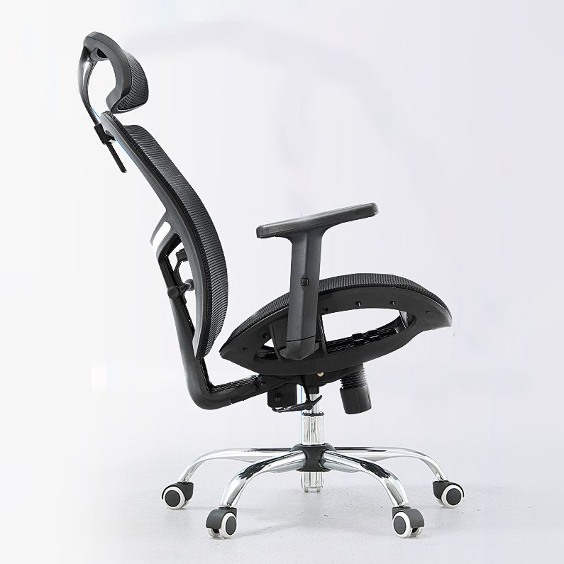 Silla de escritorio moderna Silla de computadora de malla Silla de conferencia con respaldo alto con ruedas
