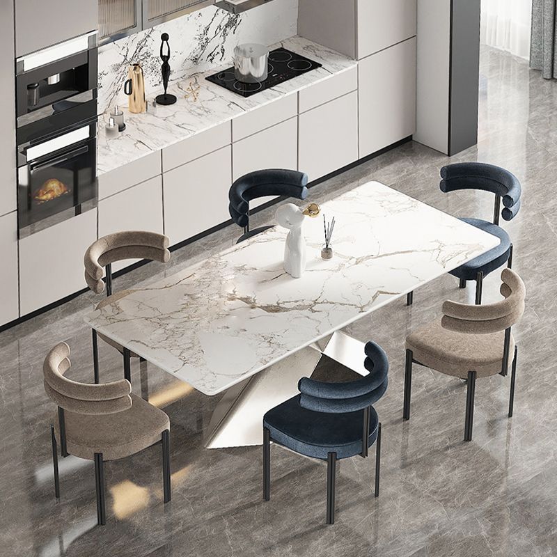 Sillas de comedor sin brazos contemporáneos sillas de comedor tapizadas