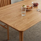 Modern Oak Wood Table in Nature Rectangle Dining Table with Wooden Base and 4 Legs Clearhalo ' dining_table' 'Dining Tables & Seating' 'Dining Tables' 'furn' 'furn_dining_table' 'Furniture' 'furniture_dining_table' 'Kitchen & Dining Furniture' 'kitchen&dining_furn' 'kitchen' 'kitchen_dining_table' 1200x1200_f610337e-105f-48f5-9936-9b03bbd68302