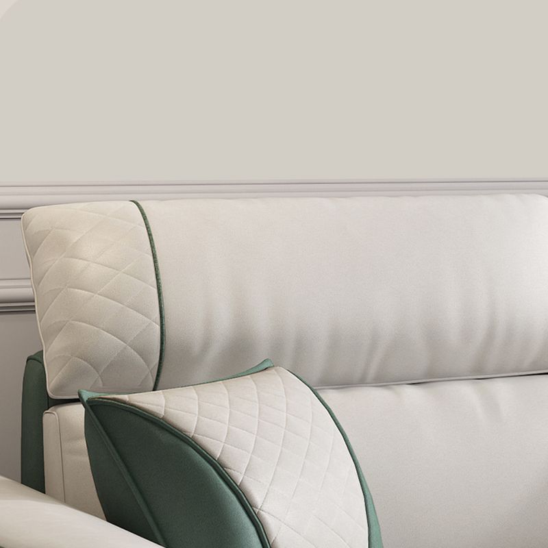 Glam da 38,18 "h divano e chaise del braccio svasato per soggiorno per soggiorno