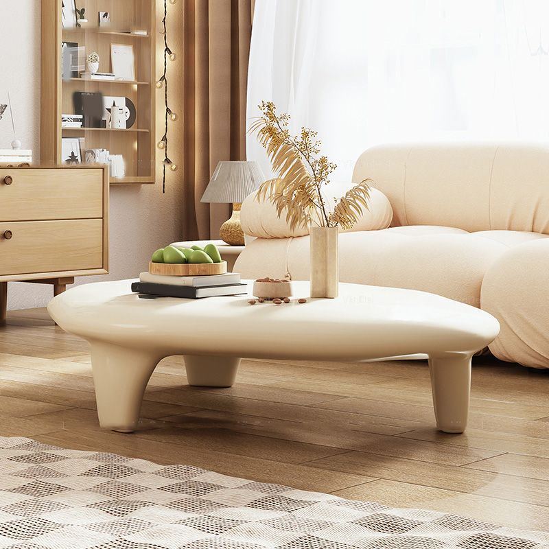 3 Legs Irregular Coffee Table Modern 11.8-In High 1 Single Cocktail Table Clearhalo 'Coffee & Accent Tables' 'Coffee Tables' 'coffee_tables' 'furn' 'furn_coffee_tables' 'Furniture' 'Living Room Furniture' 1200x1200_f6121b64-cb4f-45a0-ae66-8e260f06d1a9