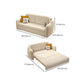 Glam Style Velvet Sleeper Sofa with Cushion Back in Metal Base Clearhalo 'furn' 'furn_futons' 'Furniture' 'Futons & Daybeds' 'Futons' 'Living Room Furniture' 1200x1200_f612871c-e2fd-49ab-9154-d1d82e1f959c