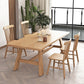 Rectangle Pine Wood Dining Table Modern Table in Nature with Wooden Trestle Base Clearhalo ' dining_table' 'Dining Tables & Seating' 'Dining Tables' 'furn' 'furn_dining_table' 'Furniture' 'furniture_dining_table' 'Kitchen & Dining Furniture' 'kitchen&dining_furn' 'kitchen' 'kitchen_dining_table' 1200x1200_f613cd9d-ca01-4c1a-9ab9-c48566b2b897