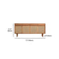 Simple Style Rattan Doors Cupboard Wood 32-inch Height Kitchen Sideboard for Dining Room Clearhalo 'buffet_sideboard' 'Buffets & Sideboards' 'furn' 'furn_buffet_sideboard' 'Furniture' 'furniture_buffet_sideboard' 'Kitchen & Dining Furniture' 1200x1200_f6149d05-0967-457f-bbd3-6218d1d2a618