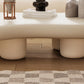 Contemporary Geometric Coffee Table 4 Legs Coffee Cocktail Table Clearhalo 'Coffee & Accent Tables' 'Coffee Tables' 'coffee_tables' 'furn' 'furn_coffee_tables' 'Furniture' 'Living Room Furniture' 1200x1200_f614eb24-f6be-464c-a274-f9ac0247ccd4