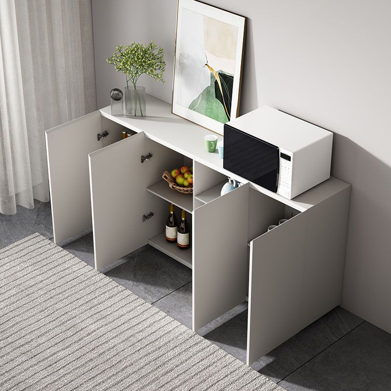 Stello contemporaneo di cabinediettiere bianco 34.6 ".