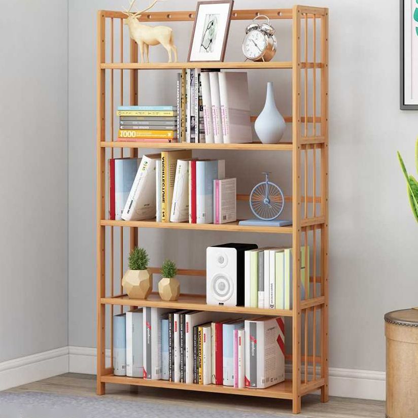 Manufactured Wood Etagere Bookshelf Natural Modern Open Bookcase for Classroom Clearhalo 'Bookcases' 'furn' 'furn_bookcases' 'Furniture' 'furniture_bookcases' 'Office Furniture' 1200x1200_f6176d22-8a30-4680-8233-ba36a65d69ae