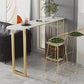 Glam Style Upholstered Counter Stool Armless Bar Stool with Footrest Clearhalo 'Bar Furniture' 'Bar Stools' 'bar_stools' 'furn' 'furn_bar_stools' 'Furniture' 'Kitchen & Dining Furniture' 1200x1200_f6185cb2-caf9-467d-8936-fd1d08b1e610
