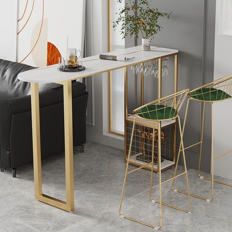 Glam Style Upholstered Counter Stool Armless Bar Stool with Footrest Clearhalo 'Bar Furniture' 'Bar Stools' 'bar_stools' 'furn' 'furn_bar_stools' 'Furniture' 'Kitchen & Dining Furniture' 1200x1200_f6185cb2-caf9-467d-8936-fd1d08b1e610