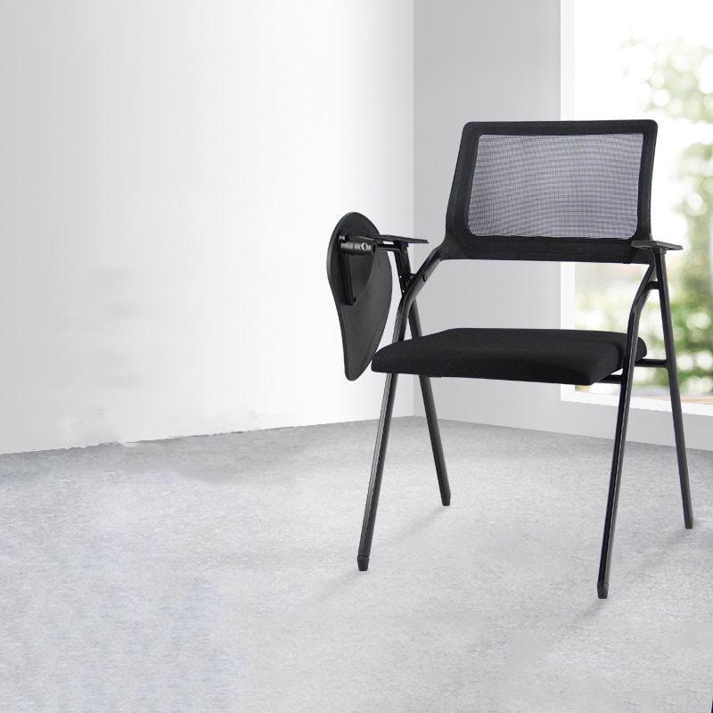 Contemporary Breathable AirGrid Office Chair Microfiber Black Conference Mid-Back Chair Clearhalo 'furn' 'furn_office_chair' 'Furniture' 'Office Chairs' 'Office Furniture' 'office_chair' 1200x1200_f61b0556-ccfa-4cfb-bc9b-c0efd505f891