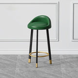 Contemporary Swivel Barstool Matte Finish Upholstered Bar Stools