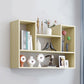 Wall Mounted Bookshelf Contemporary Style Bookcase for Study Room and Office Clearhalo 'Bookcases' 'Furniture' 'furniture_bookcases' 'Office Furniture' 1200x1200_f61d122b-34d0-4f02-8065-9689d40b22cd