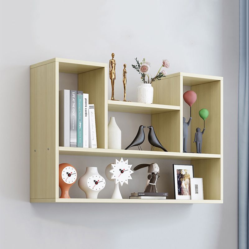 Wall Mounted Bookshelf Contemporary Style Bookcase for Study Room and Office Clearhalo 'Bookcases' 'Furniture' 'furniture_bookcases' 'Office Furniture' 1200x1200_f61d122b-34d0-4f02-8065-9689d40b22cd