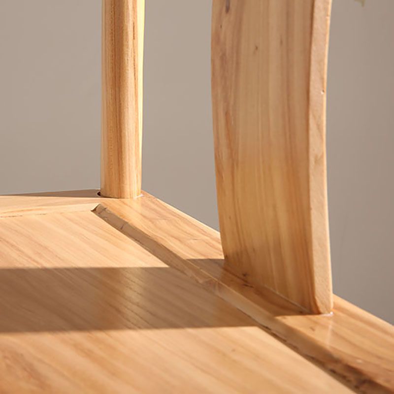 伝統的なダイニングスラトバックチェア木製の脚のダイニングアームサイドチェア