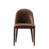 Parsons Side Chair Leather Metal Base Dining Chair for Dining Room Clearhalo 'Dining Chairs' 'Dining Tables & Seating' 'dining_chair' 'furn' 'furn_dining_chair' 'Furniture' 'Kitchen & Dining Furniture' 1200x1200_f61eccdc-1ed1-46c7-9c67-eb34b09bc46c