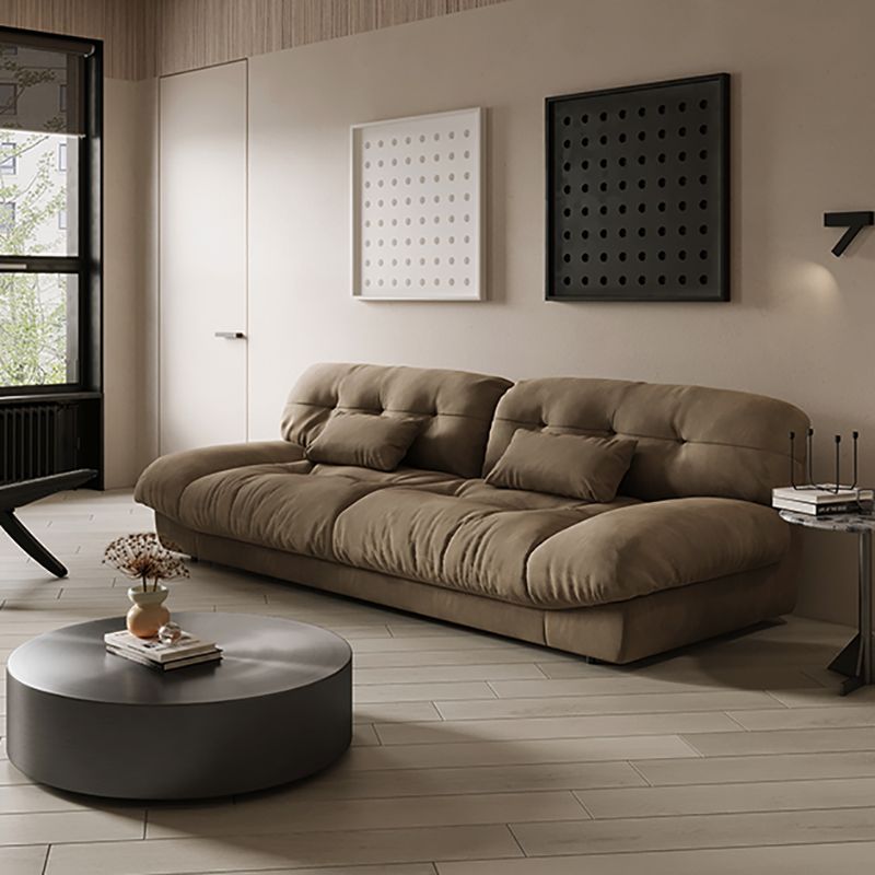 29.53" H Scandinavian Armless Sofa with Tufted Back Sofa for Living Room Clearhalo 'furn' 'furn_sofas' 'Furniture' 'furniture_sofas' 'kitchen' 'kitchen_sofas' 'Living Room Furniture' 'Sofa' 'sofas' 1200x1200_f621fb04-de0e-44d9-ba9f-03483d74ba04