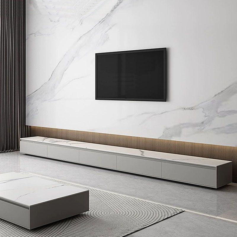 Stone Top Media Stand with Drawers Modern TV Media Console for Home Clearhalo 'furn' 'furn_tv_stands_entertainment_centers' 'Furniture' 'Living Room Furniture' 'TV Stands & Entertainment Centers' 'TV Stands & Media Storage Furniture' 'tv_stands_entertainment_centers' 1200x1200_f623656d-7804-47eb-bcd0-27e4b7596a19