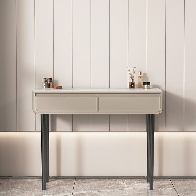 Glam With 2/4 Drawer Solid Wood Bedroom Standing Make-up Vanity