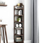 Corner Book Shelf Vertical Modern Shelf Bookcase for Study Room