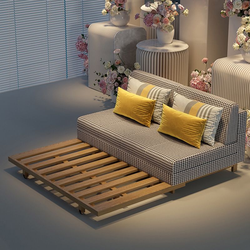 Divano per dormiente futon senza braccia contemporaneo divano letto per dormiente futon grigio