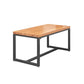 Ensemble de Table à manger rectangulaire, 1/5 pièces, Table et chaises en bois de Style industriel