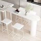 Sintered Stone Bistro Bar Table Double Pedestal Bar Table for Kitchen Clearhalo 'Bar Furniture' 'Bar Tables' 'bar_tables' 'furn' 'furn_bar_tables' 'Furniture' 'Kitchen & Dining Furniture' 1200x1200_f6293c73-c5f2-4612-8cc3-b5c8ae3ddff8