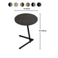 Round Slate Pedestal Side Table Modern Minimalist Side Table Clearhalo 'Coffee & Accent Tables' 'End & Side Tables' 'end_side_tables' 'furn' 'furn_end_side_tables' 'Furniture' 'Living Room Furniture' 1200x1200_f6298ceb-8583-4a55-b972-b257c38fb7ab