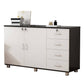 Nordic Style Cabinet Wood with Lock and Storage Lateral File Cabinet Clearhalo 'Filing Cabinets' 'filling_cabinets' 'furn' 'furn_filling_cabinets' 'Furniture' 'Office Furniture' 1200x1200_f62aa898-ecc5-4834-916d-395a8fc5c801