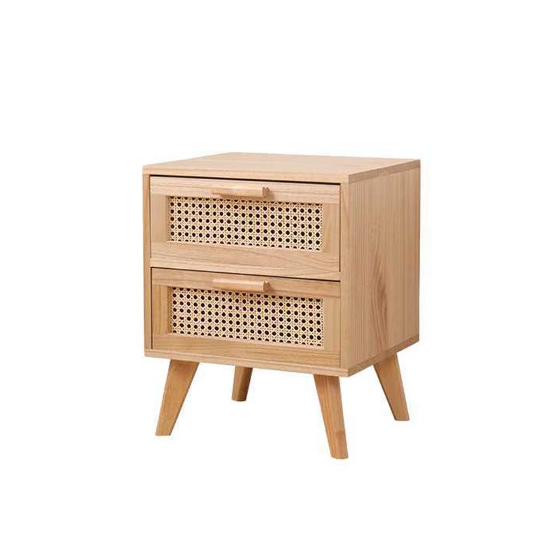 11.81" Wide Accent Chest Rattan Rectangle Standard Chest with Drawers
