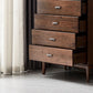 Solid Wood 5- Drawer Accent Chest Brown Chest for Living Room Clearhalo 'Cabinets & Chests' 'cabinets_chests' 'furn' 'furn_cabinets_chests' 'Furniture' 'Living Room Furniture' 1200x1200_f62ff936-8073-4e05-b840-fcd86421829c