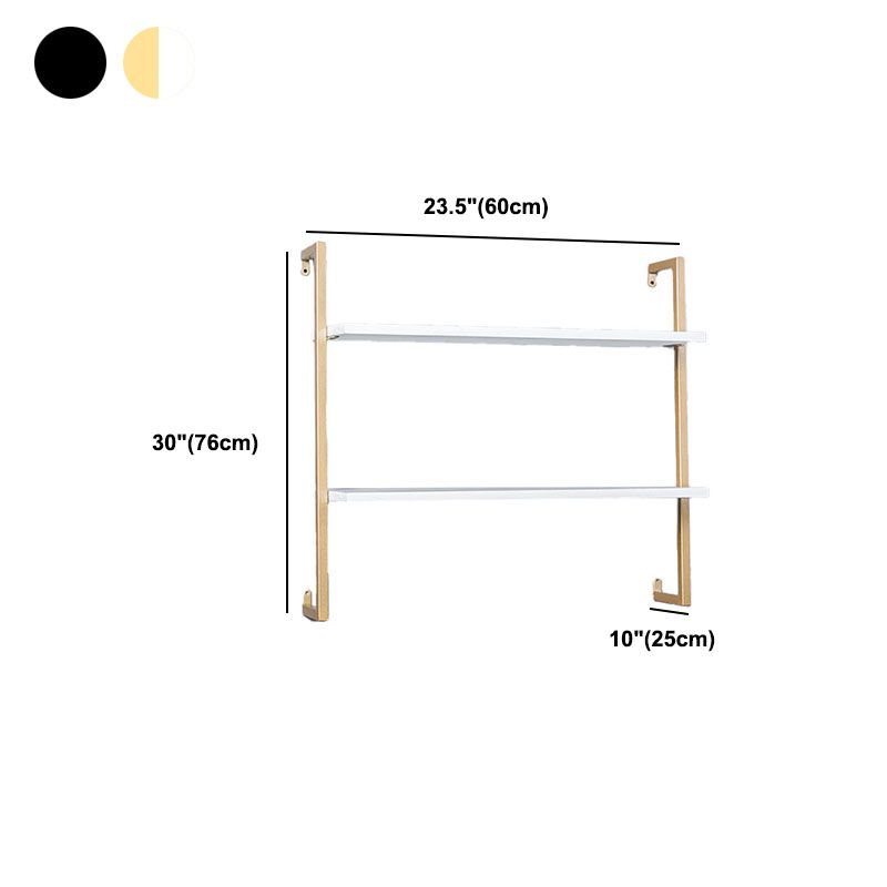 Industrial Wall Unit Bookshelf Metal Frame Solid Wood Shelf Bookshelf Clearhalo 'Bookcases' 'Furniture' 'furniture_bookcases' 'kitchen' 'kitchen_bookcases' 'Living Room Furniture' 'Office Furniture' 1200x1200_f634775b-596a-4115-ba56-a54778489b61