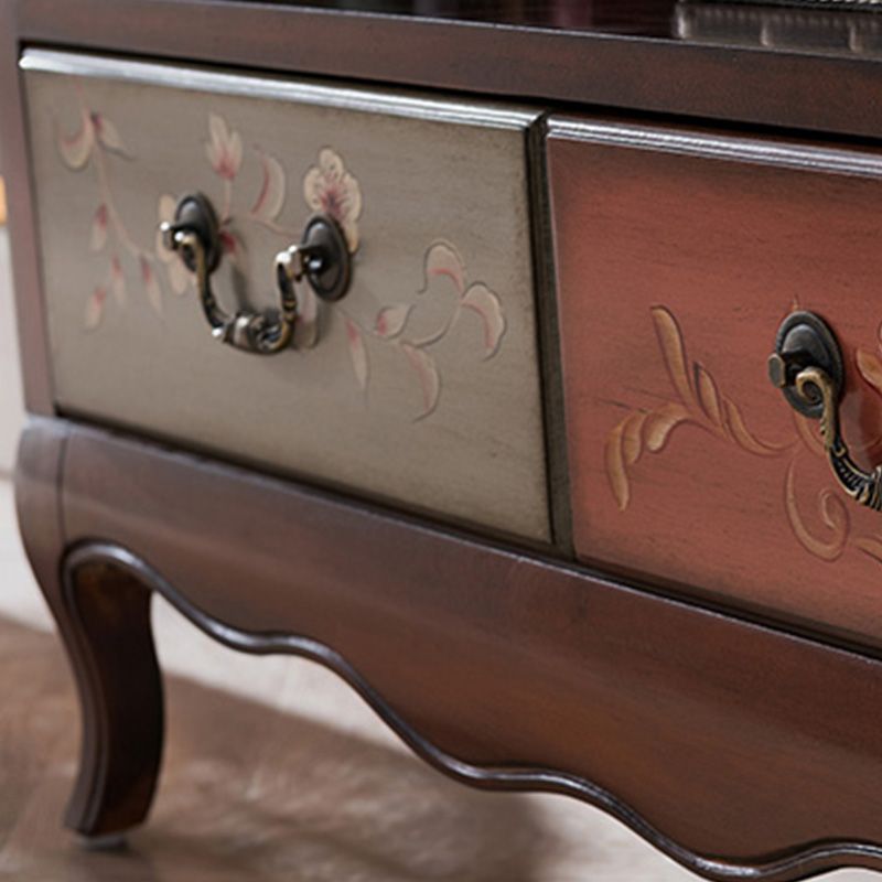 Mid-Century Modern Rectangle Accent Cabinet in Solid Wood with Door Clearhalo 'Cabinets & Chests' 'cabinets_chests' 'furn' 'furn_cabinets_chests' 'Furniture' 'Living Room Furniture' 1200x1200_f6352f6e-e24d-4b70-9d46-146d08f32637