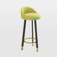 Low Back Footrest Upholstered Home Stool Glam 27-inch Matte Finish Barstool Clearhalo 'Bar Furniture' 'Bar Stools' 'bar_stools' 'furn' 'furn_bar_stools' 'Furniture' 'furniture_bar_stools' 'Kitchen & Dining Furniture' 1200x1200_f6373533-724a-4751-8951-fc38a6c82f29