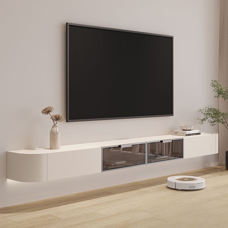 Console multimediale contemporanea Console porta TV a parete con cassetti