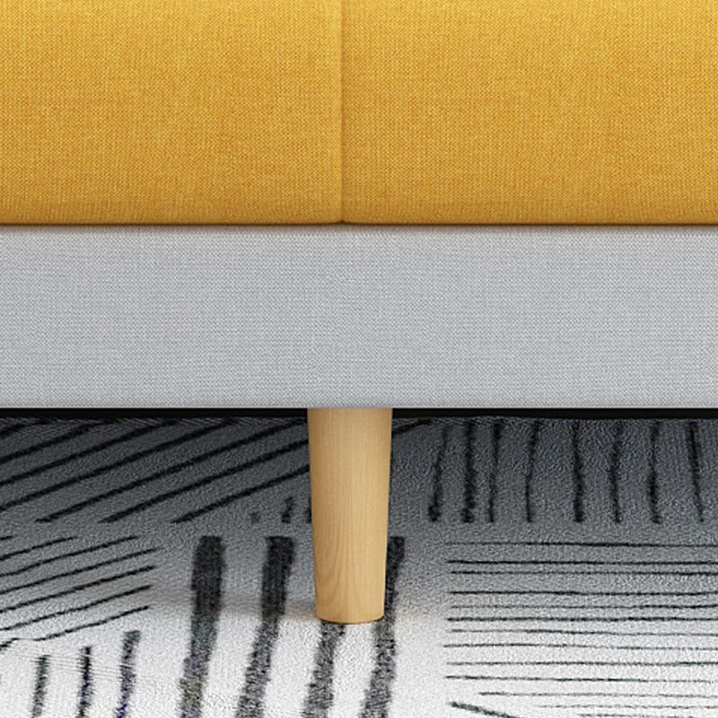 Tight Back Square Arm Sofa/Sectional with Storage and Convertible for Living Room