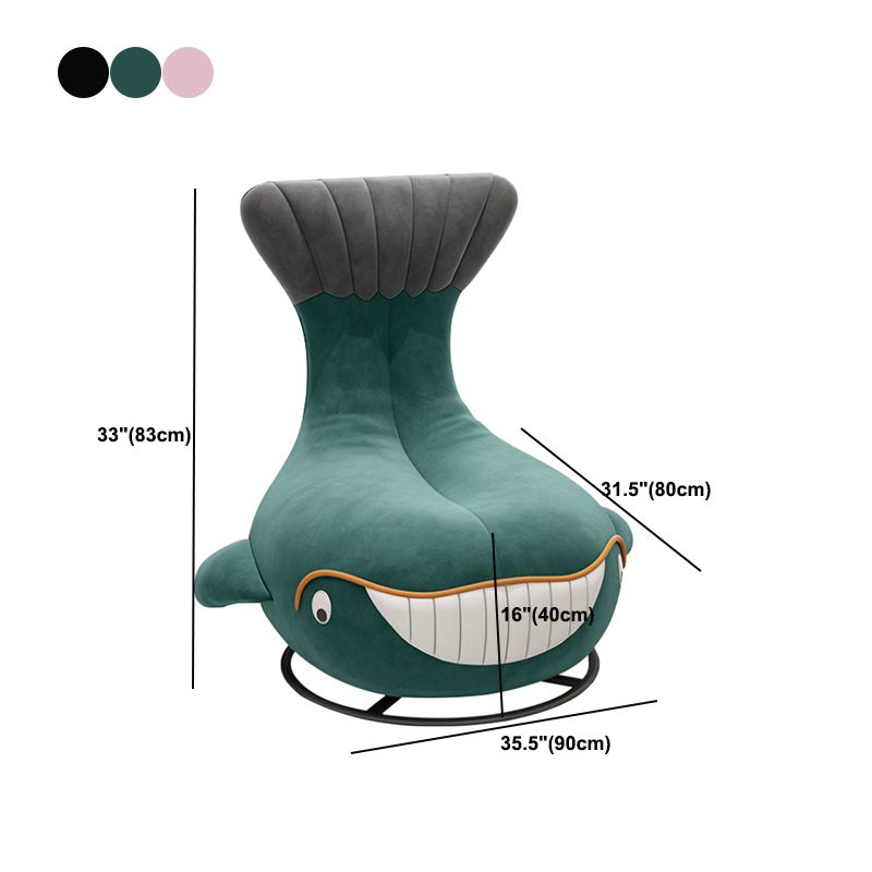 Azzurità imbottita contemporanea con sedia Parsons delle gambe nere