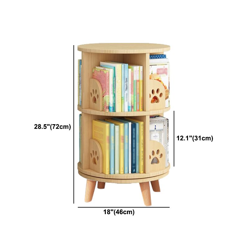 Solid Wood Bookshelf Contemporary Style Natural Bookcase for Home Office Clearhalo 'Bookcases' 'furn' 'furn_bookcases' 'Furniture' 'furniture_bookcases' 'kitchen' 'kitchen_bookcases' 'Living Room Furniture' 'Office Furniture' 1200x1200_f6392f69-fb70-4568-be10-cda0d1212037